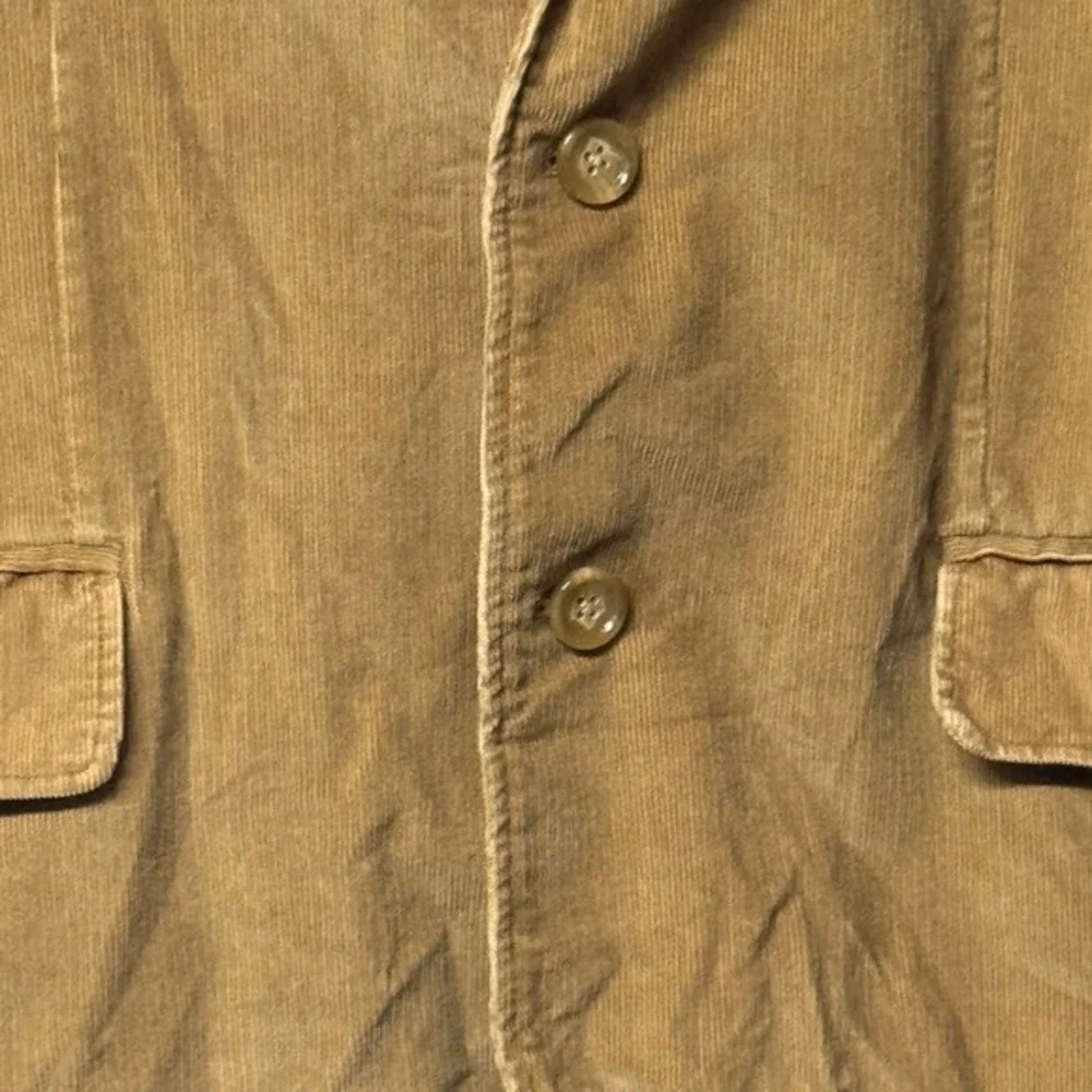 J Crew Men's‎ Corduroy Blazer Brown Large 2 Button\ Preppy Old Money